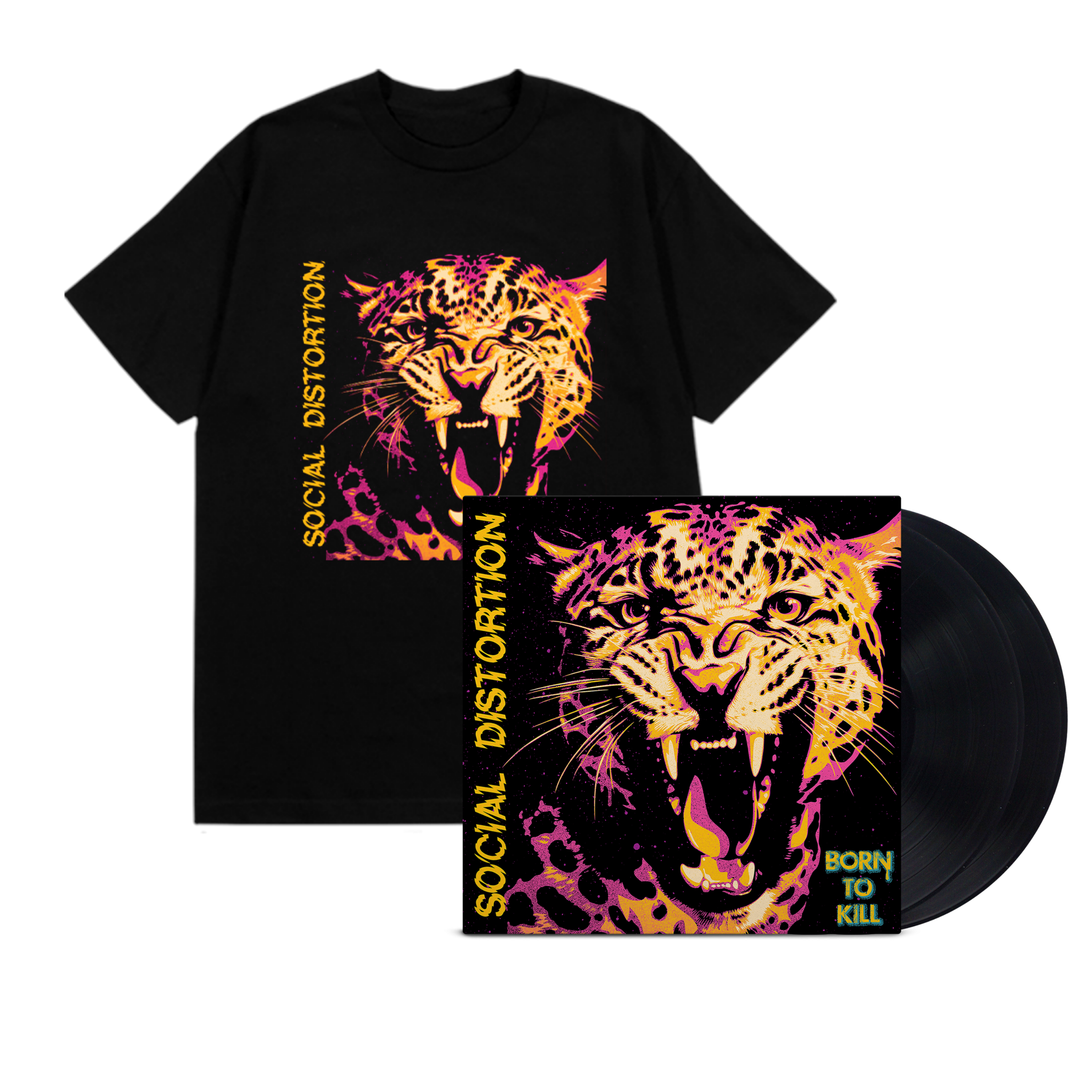 Social Distortion Born to Kill Vinyl + Album Cover Shirt 437023